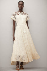 Zephrt White Lace Maxi Dress