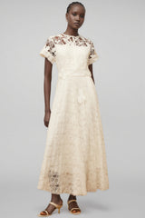 Zephrt White Lace Maxi Dress
