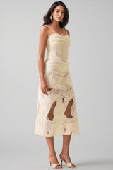 Nilo Lace Sleeveless Midi Dress