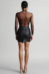 Freya Cross Bandage Mini Skirt