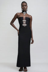 Naysk Rhinestone Bandage Maxi Dress