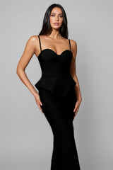Olapa Sleeveless Bandage Maxi Dress