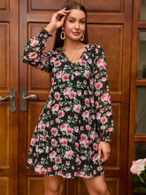 Floral Print Flowy Dress