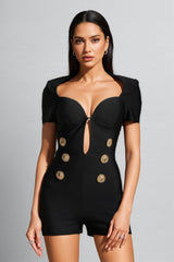 Joe Black Short Sleeve Skinny Jumpsuit