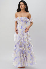 Niko Camisole Ruffled Maxi Dress
