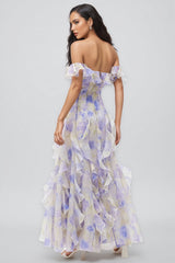 Niko Camisole Ruffled Maxi Dress