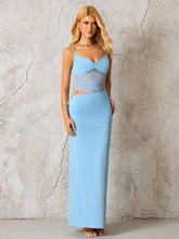 Cut Out See Through Split Bodycon Dress