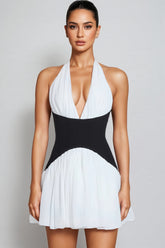 Serela Halter Neck Mini Dress