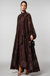 Rivend Floral Lace Sheer Maxi Dress