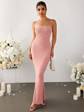 Mermaid Bodycon Maxi Tube Dress