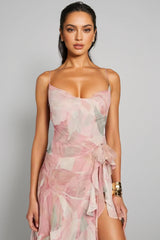 Una Backless Split Sexy Maxi Dress