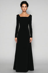 Amai Solid Colour A-line Maxi Dress