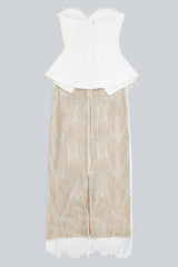 Kendall Crystal Lace Maxi Dress