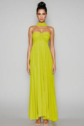 Rami Solid Colour Sheath Maxi Dress
