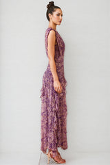 Phaedra Round Neck Sleeveless Maxi Dress