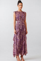 Phaedra Round Neck Sleeveless Maxi Dress