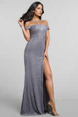 Rielld Sequined Split Fishtail Maxi Dress