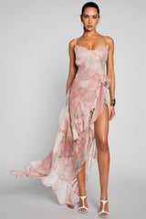Una Backless Split Sexy Maxi Dress