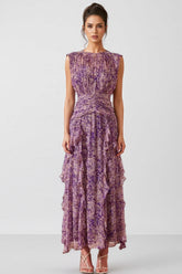 Phaedra Round Neck Sleeveless Maxi Dress