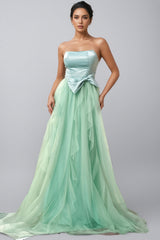 Atlasad Sleeveless Mesh Maxi Dress