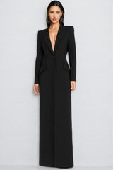 Ismay Simple One Button Suit Plus Jacket