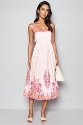 Nyssa Wave Skirt Halter Maxi Dress