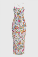 Janelle Floral Halter Maxi Dress