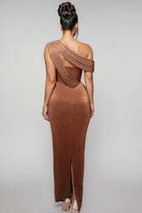 Ente Bandage One Shoulder Midi Dress