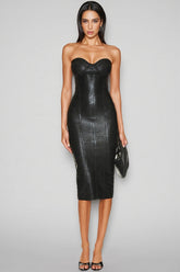 Benja Sheath Wrap Midi Dress