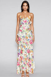 Janelle Floral Halter Maxi Dress