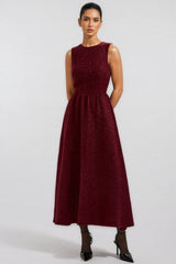 Aaros Red Small Fragrance Maxi Dress