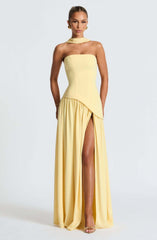 Elthion Strapless Bandage Maxi Dress
