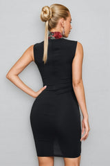 Isla Sequin Mesh Mini Dress