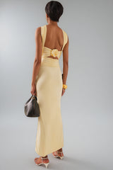 Billysa Ruched Jersey Maxi Dress
