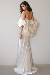 Bexle 3D Floral Fishtail Maxi Dress