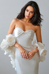 Bexle 3D Floral Fishtail Maxi Dress