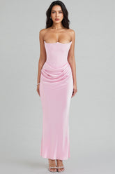 Rosi Strapless Corset Maxi Dress