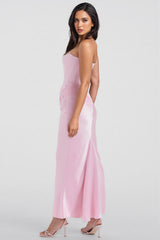 Rosi Strapless Corset Maxi Dress