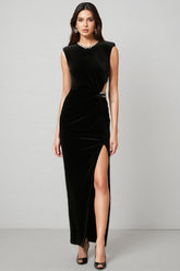 Selah Black Cutout Maxi Dress