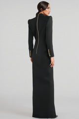 Ifuru Back Zip Suit Maxi Dress