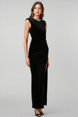Selah Black Cutout Maxi Dress