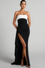 Yestin Backless High Split Maxi Dress