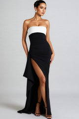 Yestin Backless High Split Maxi Dress