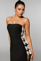 Ever Black Bow Maxi Dress