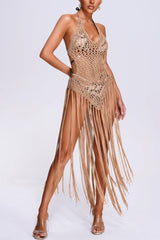 Orla Tassel Weave Midi Dress