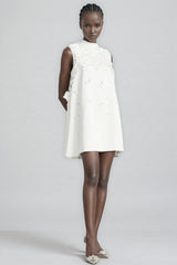 Eulalia Faux-flower Mini Dress
