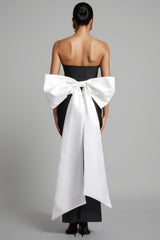 Nerylk Sleeveless Bow Bandage Maxi Dress