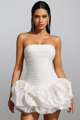 Ambrt Sleeveless Fold Bud Mini Dress