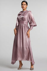 Ronans Lacing Bow Diamond Maxi Dress