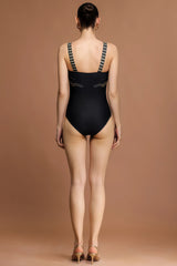 Veva Halter Sequin Sun Printed Two-Piece Set